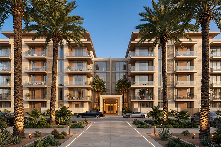 Azizi Florence Dubai exterior render