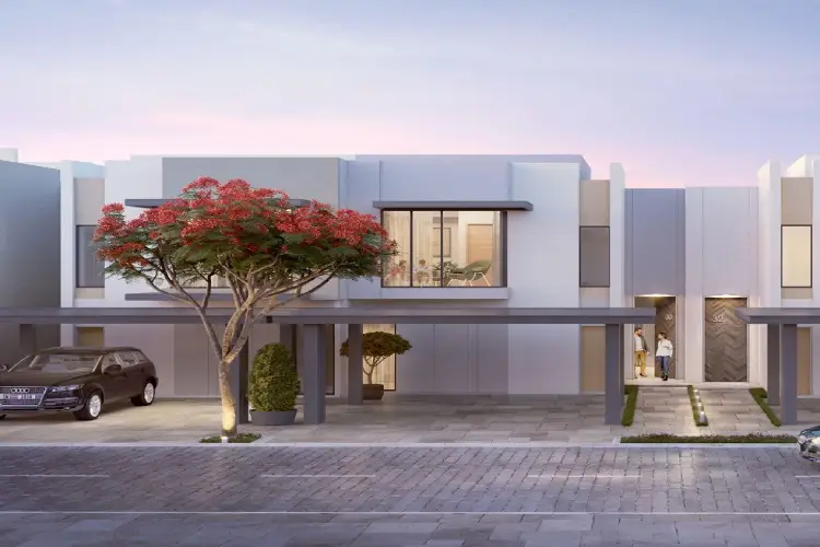 Green landscapes and walking trails at The Valley by Emaar