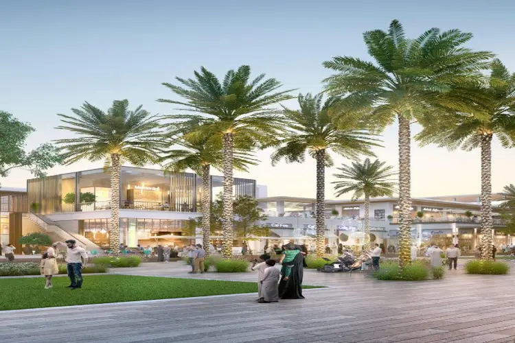 Townhouse facade at The Valley by Emaar